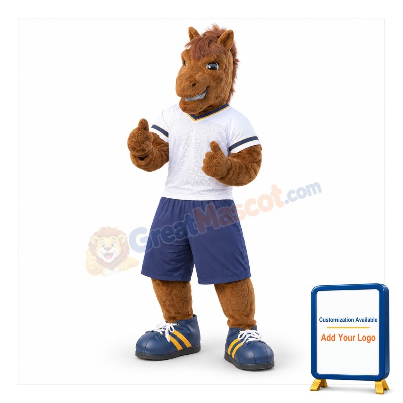 Sport Power Horse Mascot Costume