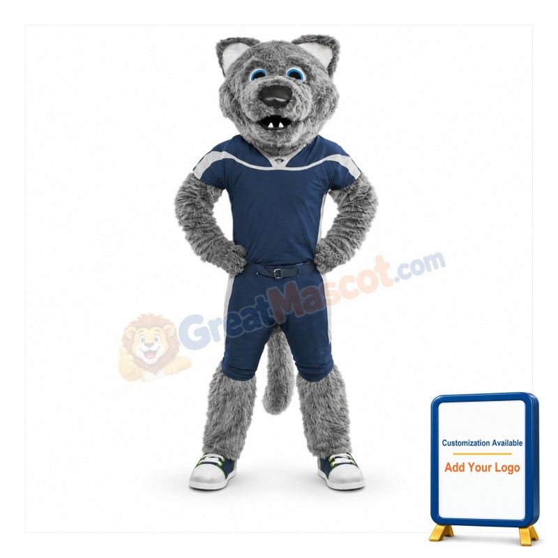 Sport Power Wolf Mascot Costume