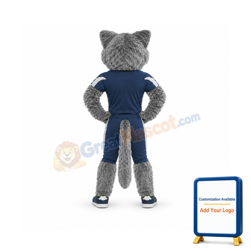 Sport Power Wolf Mascot Costume