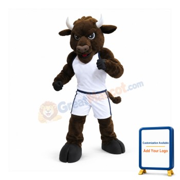 Sport Power Bull Mascot Costume