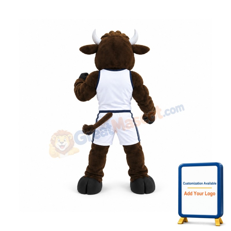Sport Power Bull Mascot Costume