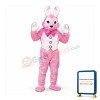 Adult Pink Bunny Mascot Costume