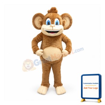 Safari Monkey Mascot Costume