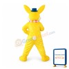 Yellow Rabbit Short Plush Adult Mascot Costume