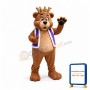 King Billy Bob Bear Mascot Costume