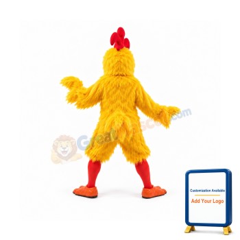 Singer Chicken Mascot Costume