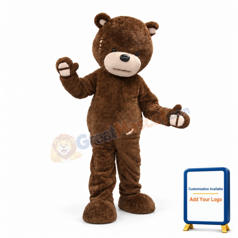 Naughty Bear Mascot Costume