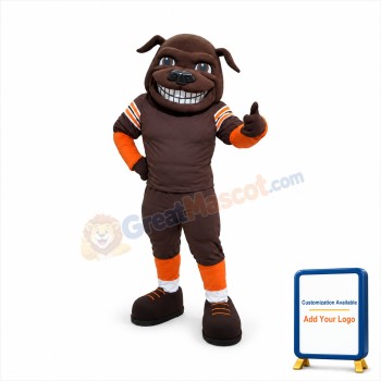 Sun Football Bull Mastiff Mascot Costume