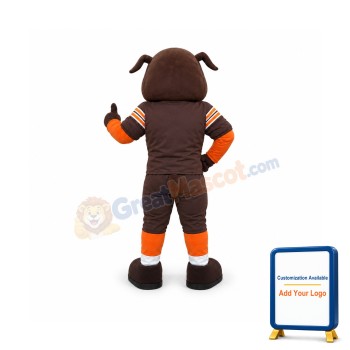 Sun Football Bull Mastiff Mascot Costume