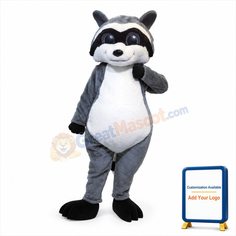 Cute Raccoon Animal Mascot Costume