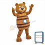 Barrel Bear Animal Mascot Costume