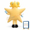 Cute Starfish Mascot Costume