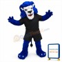 Blue Lion Animal Mascot Costume