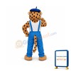 Leisurely Leopard Mascot Costume