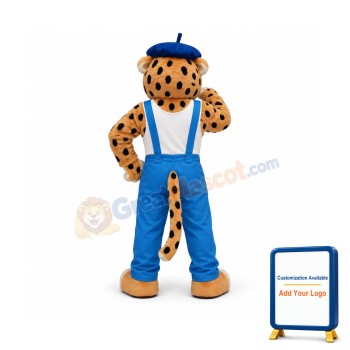 Leisurely Leopard Mascot Costume