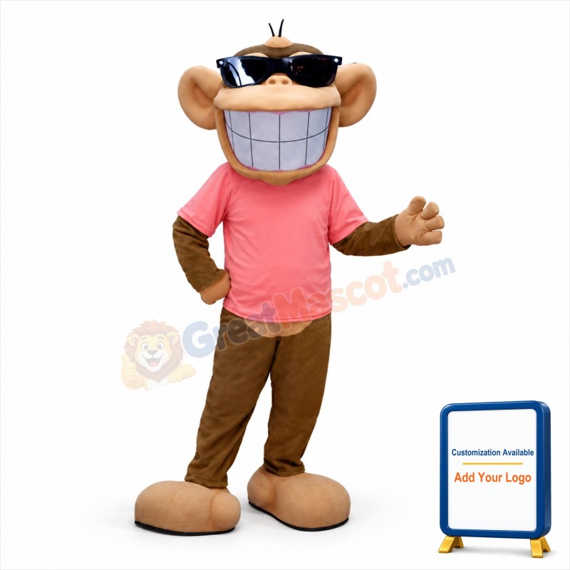 Funny Monkey Mascot Costume
