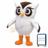 Cute Owl Mascot Costume