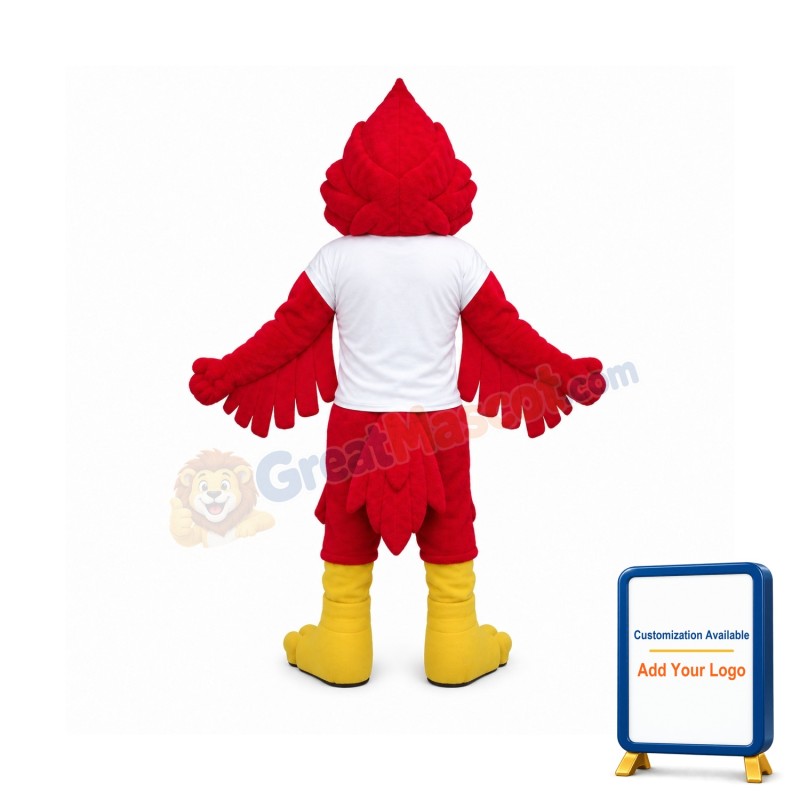 Power Cardinal Mascot Costume