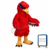 New Red Hawk Mascot Costume