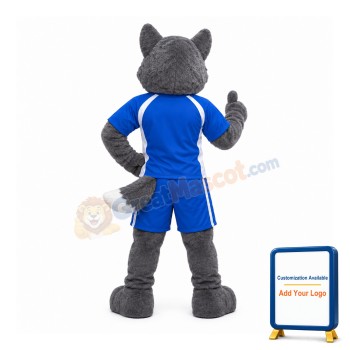 Power Husky Dog Mascot Costume