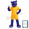 Power Blue Panther Mascot Costume