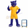 Power Blue Panther Mascot Costume
