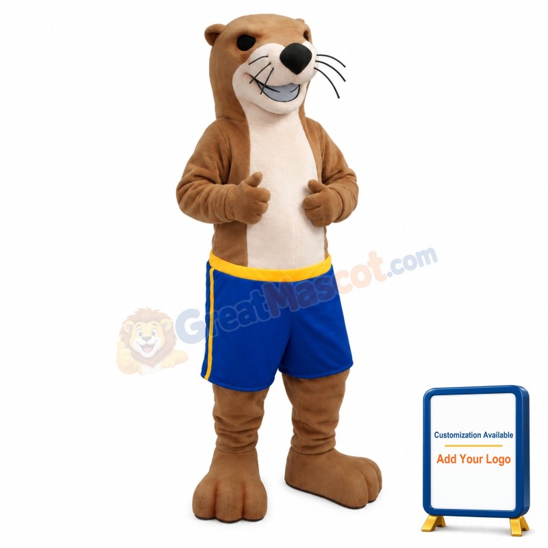 New Otter Mascot Costume