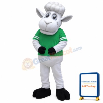 Cute Sheep Mascot Costume
