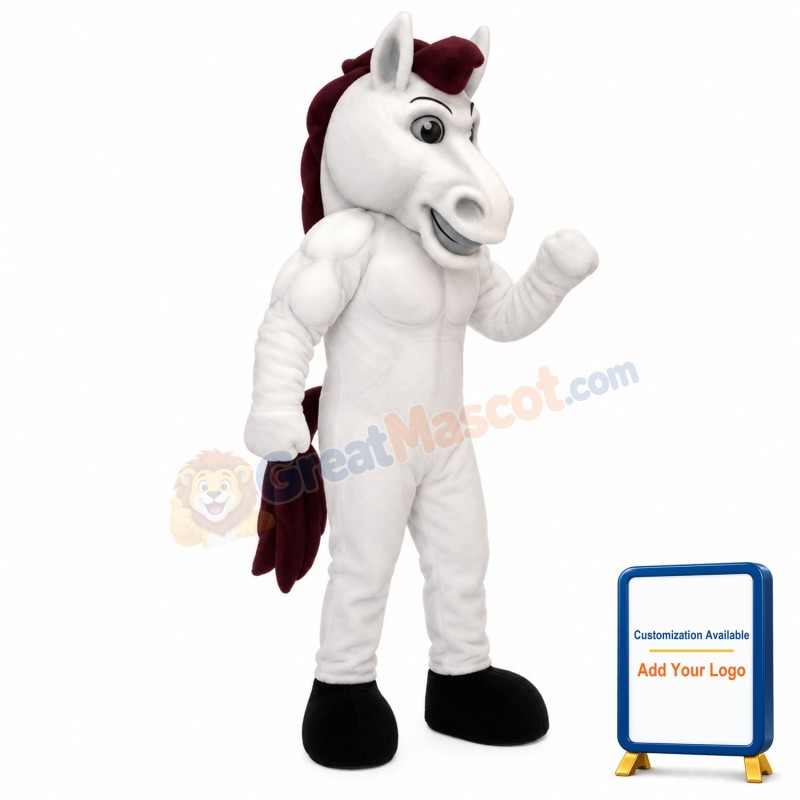 Power Mustang Mascot Costume