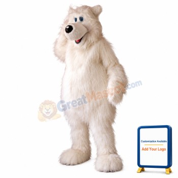 Cute Polar Bear Mascot Costume