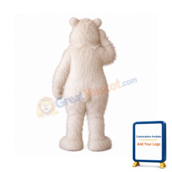 Cute Polar Bear Mascot Costume