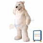Cute Polar Bear Mascot Costume