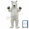 White Polar Bear Mascot Costume