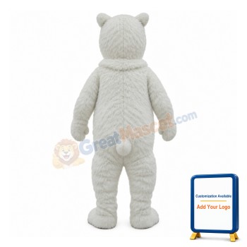 White Polar Bear Mascot Costume