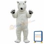 White Polar Bear Mascot Costume