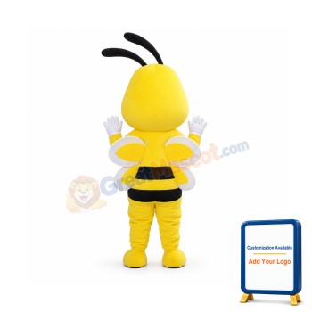 Big Head Bee Mascot Costume