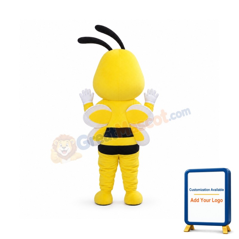 Big Head Bee Mascot Costume