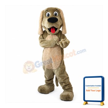 Brown Dog Mascot Costume Adult Costume