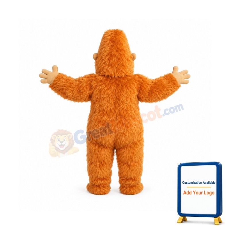 Brown Gorilla Mascot Costume Adult Costume