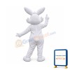 Glasses Easter Bunny Mascot Costume