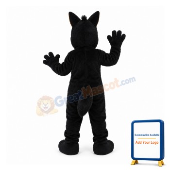 Happy Wolf Mascot Costume Adult Costume