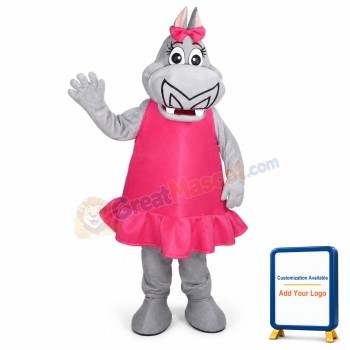 Hippo Mascot Costume Adult Costume