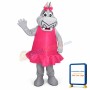 Hippo Mascot Costume Adult Costume