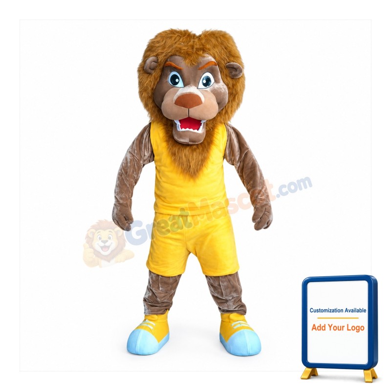 Lion Mascot Costume Adult Costume
