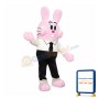 Pink Bunny Mascot Costume Adult Character Costume