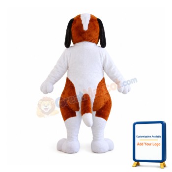 Saint Bernard Dog Mascot Costume