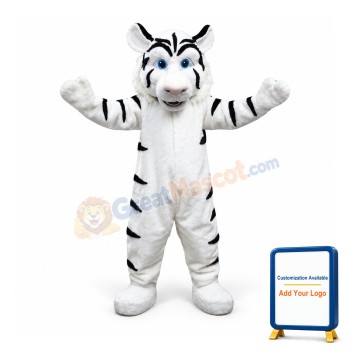 White Tiger Mascot Costume Adult Costume