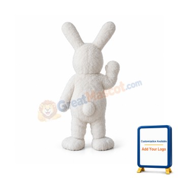 Crazy Bunny Mascot Costume Adult Costume