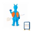 Blue Dragon Mascot Costume Adult Costume