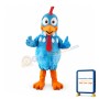 Blue Chicken Mascot Costume Adult Character Costume